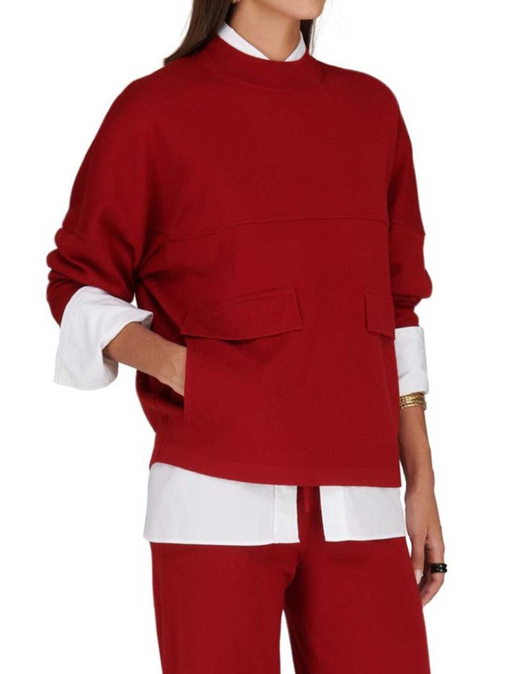 Max Mara Xiria Virgin Wool Sweatshirt Sweater